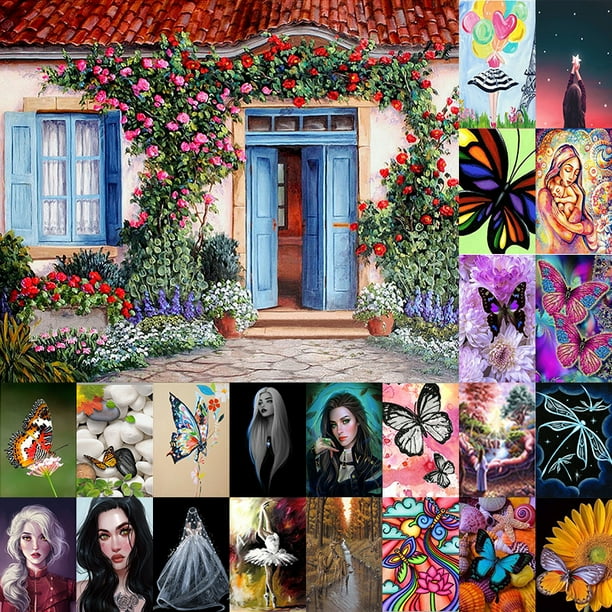 DIY 5D Diamond Painting Cross Stitch Kits Hand Embroidery Art Decor Craft New DIY 5D Diamond Painting Cross Stitch Kits Hand Embroidery Art Decor Craft New